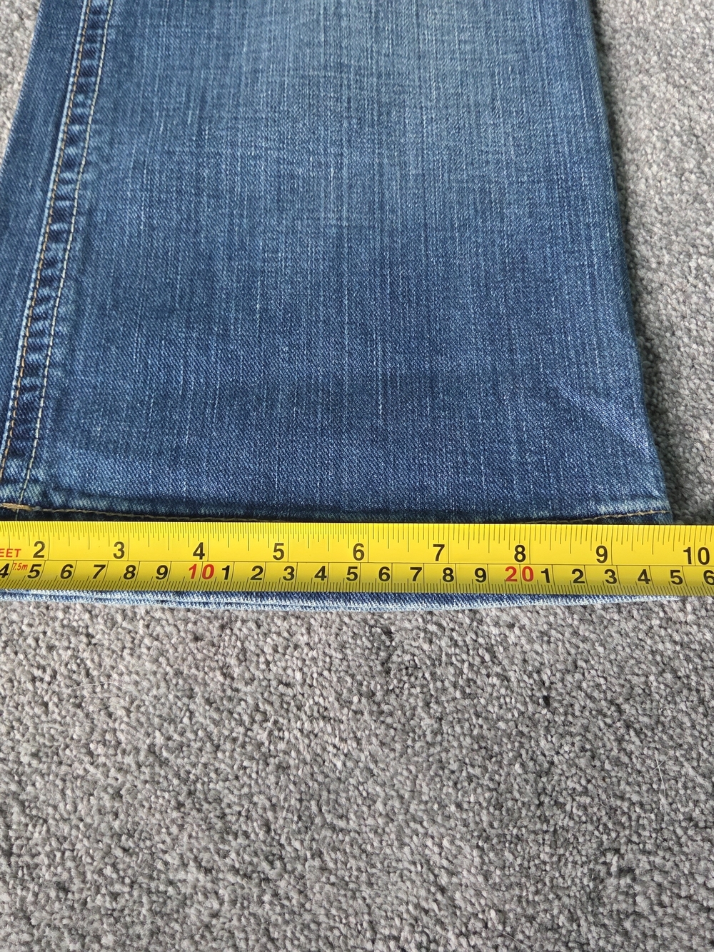 Tommy Hilfiger Light Blue Wide-Leg Jeans - Picture 6 of 7